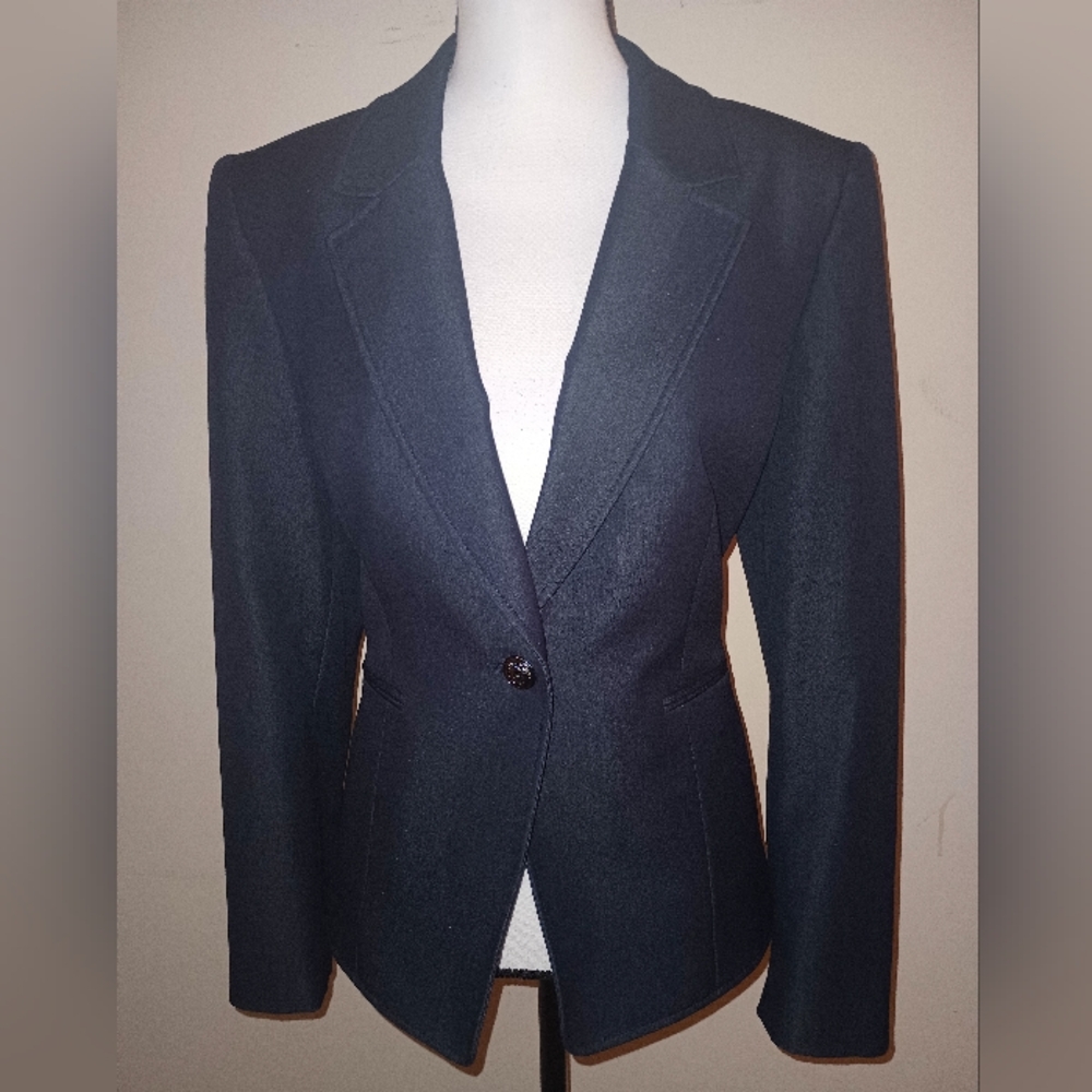 New Tahari Classic Navy Women's Blazer SZ14P